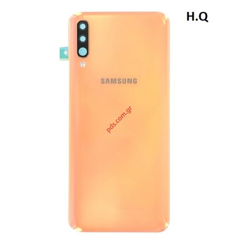 Καπάκι μπαταρίας Samsung A705 Galaxy A70 Orange HQ σε κοραλί πορτοκαλί χρώμα (ΧΩΡΙΣ ΕΞΑΡΤΗΜΑΤΑ)