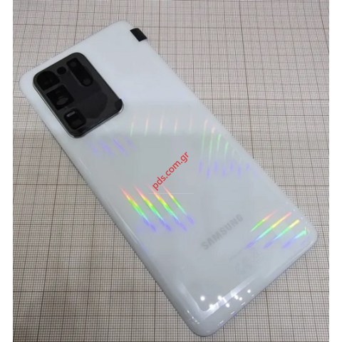 Καπάκι Μπαταρίας Samsung G988F Galaxy S20 Ultra White σε λευκό χρώμα (ORIGINAL)