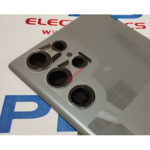 Καπάκι μπαταρίας Samsung Galaxy S22 ULTRA SM-S908 Black HIGH QUALITY σε μαύρο χρώμα