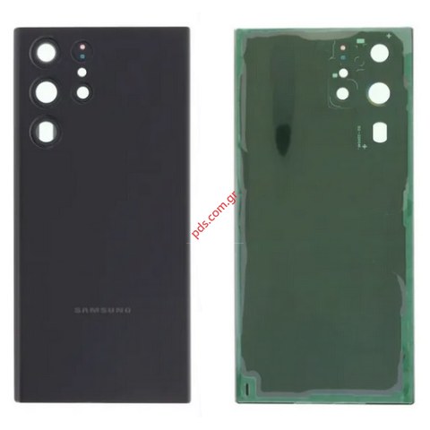 Καπάκι μπαταρίας Samsung Galaxy S22 ULTRA SM-S908 Black HIGH QUALITY σε μαύρο χρώμα Καπάκι μπαταρίας Samsung Galaxy S22 ULTRA SM-S908 Black HIGH QUALITY σε μαύρο χρώμα