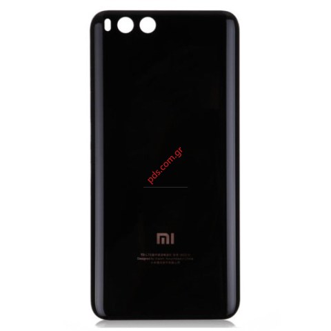 Καπάκι μπαταρίας Xiaomi Mi 6 Mi6 Black σε μαύρο χρώμα Καπάκι μπαταρίας Xiaomi Mi 6 Mi6 Black σε μαύρο χρώμα