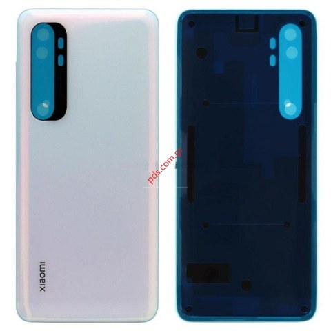 Καπάκι μπαταρίας Xiaomi Mi Note 10 Lite (OEM) White σε λευκό χρώμα Καπάκι μπαταρίας Xiaomi Mi Note 10 Lite (OEM) White σε λευκό χρώμα