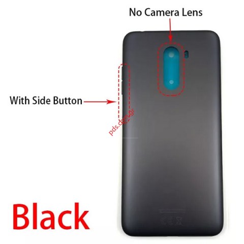 Καπάκι μπαταρίας Xiaomi POCO F1 (M1805E10A) Black σε μαύρο OEM Bulk