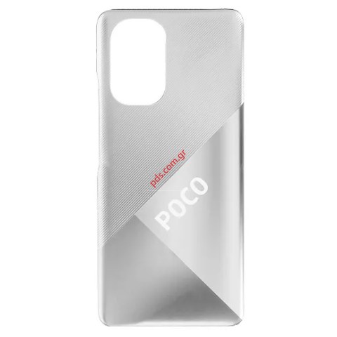 Καπάκι μπαταρίας Xiaomi POCO F3 (M2012K11AG ) Silver σε ασημί χρώμα BULK