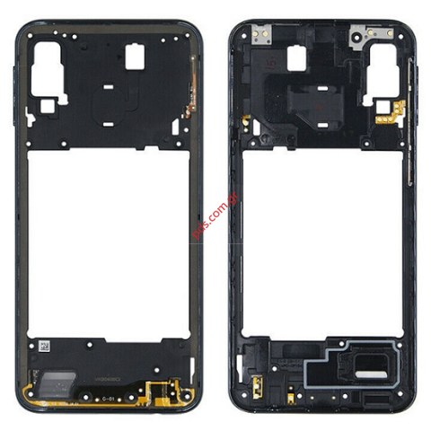 Μεσαίο πλαίσιο Samsung A405F Galaxy A40 Black Middle back central Cover για το μαύρο χρώμα