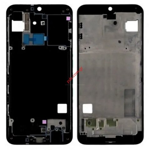 Μπροστινό πλαίσιο οθόνης Samsung A405F Galaxy A40 Black Front LCD Cover για το μαύρο χρώμα Bulk
