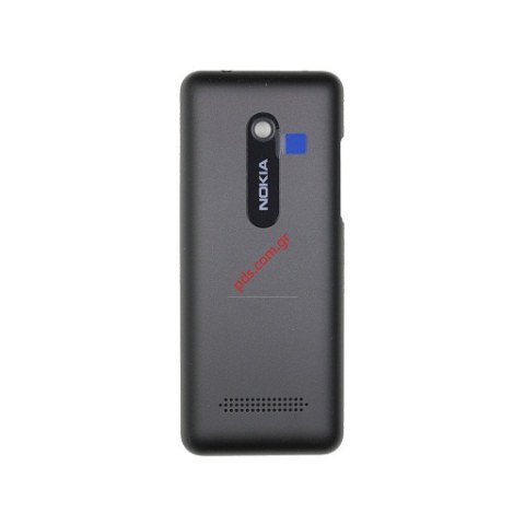 Original battery cover Nokia Asha 206 Black (DUAL 2 SIM) 