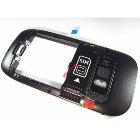 Original housing Nokia C7-00 Middlecover Black whith parts