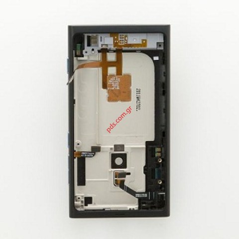 Πίσω καπάκι (COPY) Nokia Lumia 800 Black σε μαύρο χρώμα.