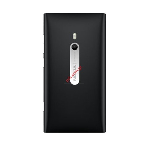 Πίσω καπάκι (COPY) Nokia Lumia 800 Black σε μαύρο χρώμα.