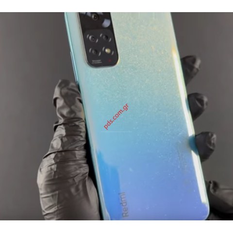 Πίσω καπάκι μπαταρίας Xiaomi Redmi Note 11 PRO 5G (2201116SG) Star Blue OEM Back battery cover σε λευκό χρώμα Bulk