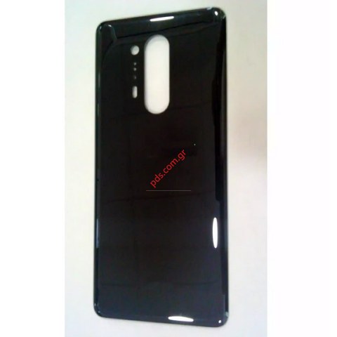 Πίσω καπάκι Oneplus 8 pro 5G IN2020 6.78 Inch (NO/PARTS) Rear Back Door glass cover Black σε μαύρο χρώμα Bulk 