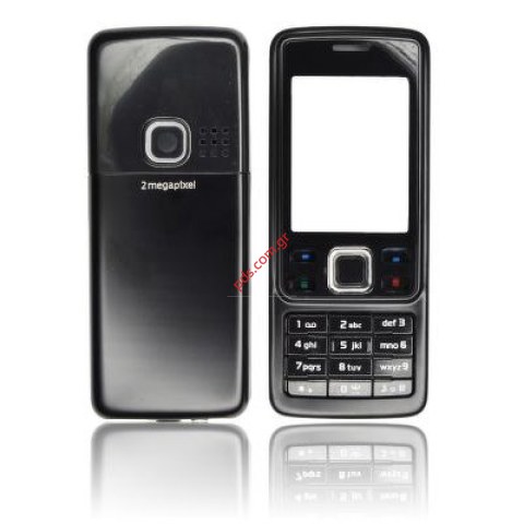 Πρόσοψη απομίμηση set (COPY) για Nokia 6300 σε μαύρο χρώμα με το πληκτρολόγιο