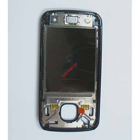 Πρόσοψη με το τζαμάκι μόνο (OEM) Nokia N86 σε μαύρο χρώμα Indigo (ΔΕΝ ΠΕΡΙΛΑΜΒΑΝΕΙ ΤΗΝ ΠΛΑΚΕΤΑ ΚΑΙ ΤΟ ΠΛΗΚΤΡΟΛΟΓΙΟ )