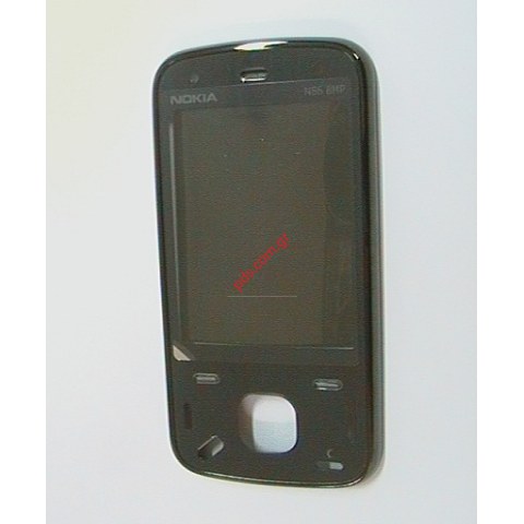 Πρόσοψη με το τζαμάκι μόνο (OEM) Nokia N86 σε μαύρο χρώμα Indigo (ΔΕΝ ΠΕΡΙΛΑΜΒΑΝΕΙ ΤΗΝ ΠΛΑΚΕΤΑ ΚΑΙ ΤΟ ΠΛΗΚΤΡΟΛΟΓΙΟ )
