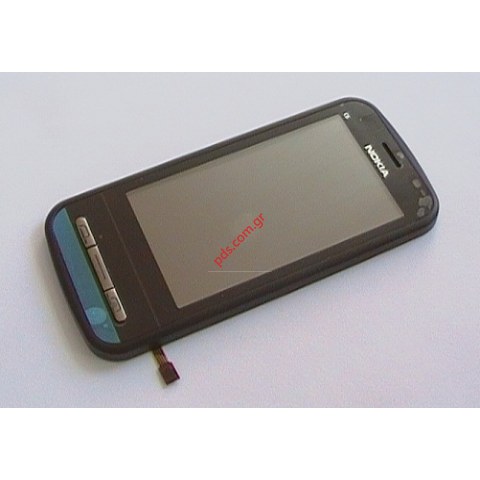 Πρόσοψη με τζάμι (COPY) για Nokia C6-00 Black σε μαύρο χρώμα Πρόσοψη με τζάμι (COPY) για Nokia C6-00 Black σε μαύρο χρώμα