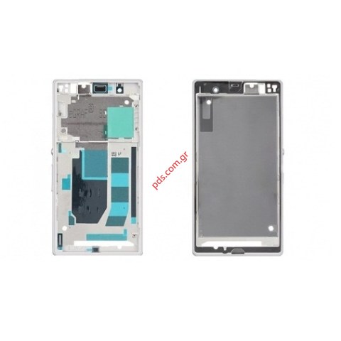 Πρόσοψη (OEM) Sony Xperia Z c6603 White σε λαυκό χρώμα (ΑΔΕΙΟ)
