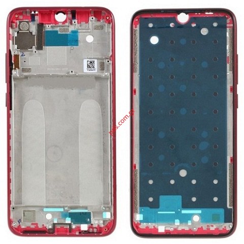 Πρόσοψη οθόνης LCD Frame Xiaomi Redmi Note 7 Red σε κόκκινο χρώμα με εξαρτήματα Πρόσοψη οθόνης LCD Frame Xiaomi Redmi Note 7 Red σε κόκκινο χρώμα με εξαρτήματα