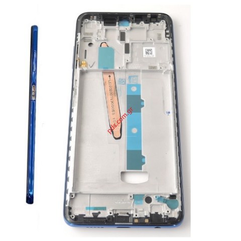 Πρόσοψη πλαισίου οθόνης Xiaomi Poco X3 LCD W/parts Front cover frame Blue OEM με εξαρτήματα Bulk Πρόσοψη πλαισίου οθόνης Xiaomi Poco X3 LCD W/parts Front cover frame Blue OEM με εξαρτήματα Bulk