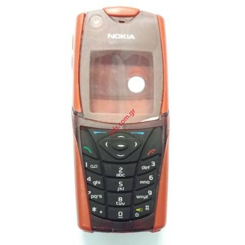 Πρόσοψη σετ (ΑΠΟΜΙΜΗΣΗ) Nokia 5140, 5140i Red σε κόκκινο χρώμα 