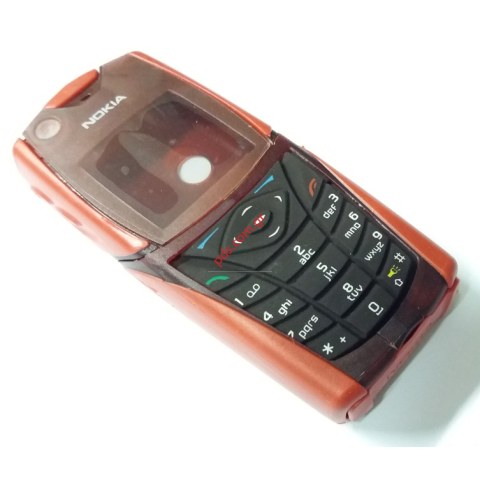Πρόσοψη σετ (ΑΠΟΜΙΜΗΣΗ) Nokia 5140, 5140i Red σε κόκκινο χρώμα 