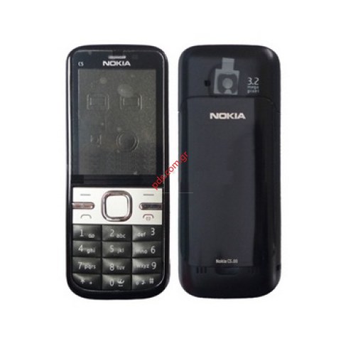 Πρόσοψη set COPY complete ΝΟΚΙΑ C5-00 Black σε μαύρο χρώμα (ΕΞΑΝΤΛΗΘΗΚΑΝ) Πρόσοψη set COPY complete ΝΟΚΙΑ C5-00 Black σε μαύρο χρώμα (ΕΞΑΝΤΛΗΘΗΚΑΝ)