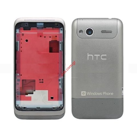 Πρόσοψη σετ HTC Radar C110e Grey (ΔΕΝ ΠΕΡΙΛΑΜΒΑΝΕΤΕ ΤΟ ΤΖΑΜΙ ΜΕ ΤΗΝ ΑΦΗ)