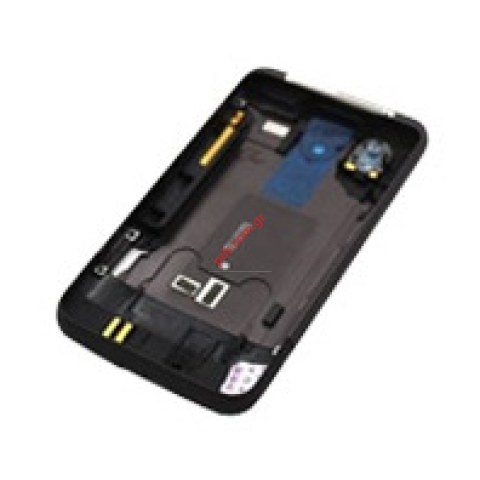 Πρόσοψη σετ πίσω καπάκι HTC DESIRE HD (EMPTY) σε μαύρο χρώμα περιλαμβάνει τα πλαινά μπουτόν