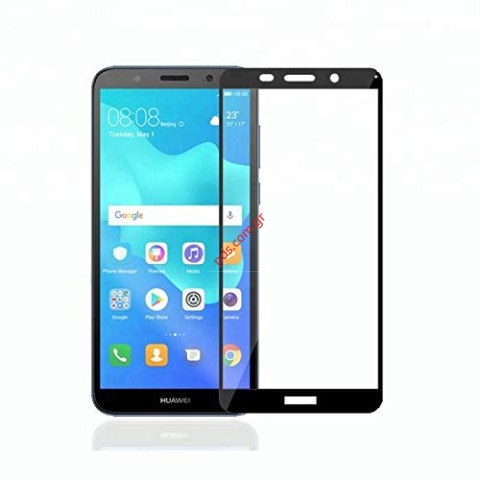 Ανθεκτικό Tempered Glass Huawei Y5 (2018) Full Glue Tempered Black.