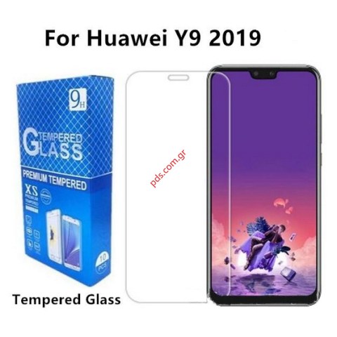 Tempered glass film 0,3mm Huawei Y9 (2019) Clear 