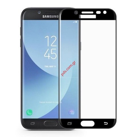 Ανθεκτικό τζάμι προστασίας Full Glue Samsung Galaxy J3 2017 (J330) Black tempered 0,25mm. Ανθεκτικό τζάμι προστασίας Full Glue Samsung Galaxy J3 2017 (J330) Black tempered 0,25mm.