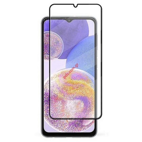 Ανθεκτικό τζάμι προστασίας Samsung Galaxy A23 5G (2022) SM-A236F 6.4inches Full Glue Black.