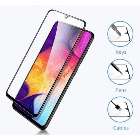 Tempered glass film Samsung Galaxy A50 (2019) (SM-A505F) Full glue Black. Tempered glass film Samsung Galaxy A50 (2019) (SM-A505F) Full glue Black.