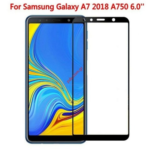 Ανθεκτικό τζάμι προστασίας Samsung Galaxy A7 2018 (SM-A750F) Full Glue.