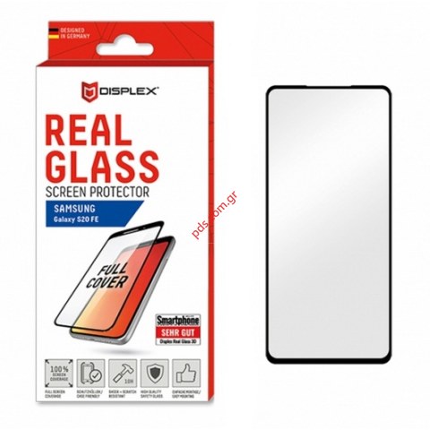 Ανθεκτικό τζάμι προστασίας Samsung Galaxy S20FE (2020) (SM-G780F) Displex 3D Full Black με δρομολογητή. Ανθεκτικό τζάμι προστασίας Samsung Galaxy S20FE (2020) (SM-G780F) Displex 3D Full Black με δρομολογητή.