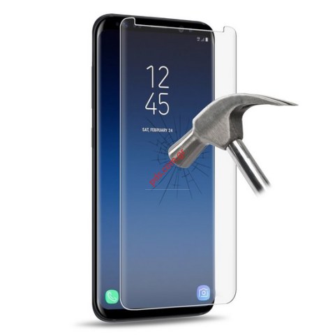 Ανθεκτικό τζάμι προστασίας Samsung Galaxy S9 Plus (SM-G965) Clear Curved tempered 0,25mm.