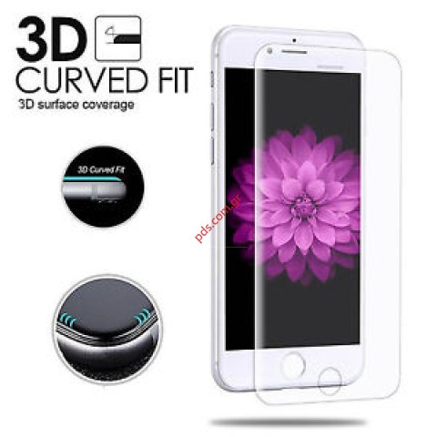 Ανθεκτικό τζάμι Tempered TRN Apple iPhone 8 tempered Black 0,3mm (ΠΡΟΣΟΧΗ ΚΑΛΥΠΤΕΙ ΚΑΙ ΤΑ ΠΛΑΙΝΑ ΤΜΗΜΑΤΑ).