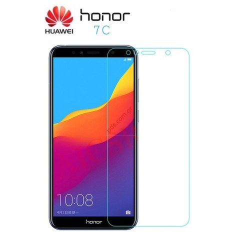 Tempered glass film Huawei Honor 7C Transparent 0,25mm Y7 2018, Y7 PRIME Clear.
