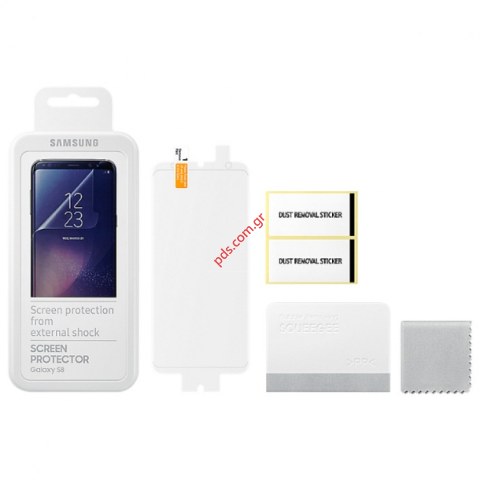 Γνήσιο προστατευτικό φιλμ Samsung G950 S8 (ET-FG950CTEGWW) External Shock Film Περιλαμβάνει 2 τεμάχια