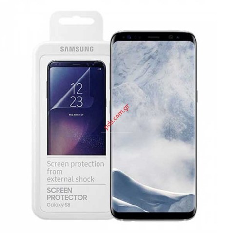 Γνήσιο προστατευτικό φιλμ Samsung G955 S8 Plus External Shock (ET-FG955CTEGWW) περιλαμβάνει 2 τεμάχια Γνήσιο προστατευτικό φιλμ Samsung G955 S8 Plus External Shock (ET-FG955CTEGWW) περιλαμβάνει 2 τεμάχια