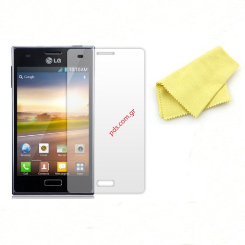 Protective plastic membrane film for Display screen window LG Optimus L5 E610