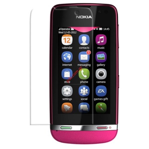 Πλαστική προστατευτική μεμβράνη Nokia Asha 311 ζελατίνα φιλμ τζαμιού πρόσοψης