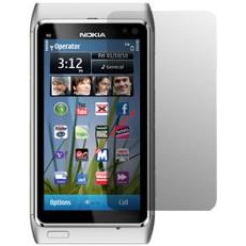 Πλαστική προστατευτική μεμβράνη τζαμιού οθόνης Nokia N8 Screen protector film