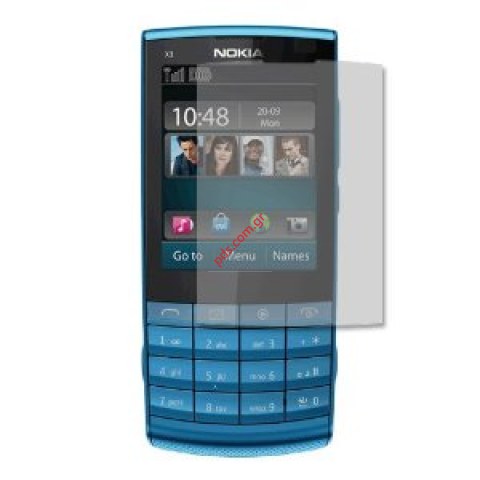 Πλαστική προστατευτική μεμβράνη τζαμιού οθόνης Nokia X3-02 Πλαστική προστατευτική μεμβράνη τζαμιού οθόνης Nokia X3-02