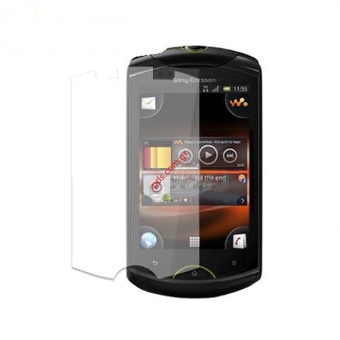 Protective plastic screen film for Sony Ericsson WT19i Live Walkman 