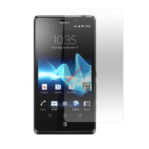 Πλαστικό προστατευτικό φιλμ Sony Xperia T LT30p Clear film ζελατίνα εξωτερικού τζαμιού 
