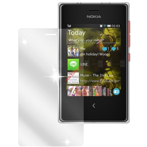Protective membrane film Nokia 503 Extra clear Protective membrane film Nokia 503 Extra clear