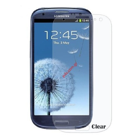 Προστατευτικό φιλμ Samsung Galaxy S3 i9300 Jekod Clear ζελατίνα τζαμιού πρόσοψης 