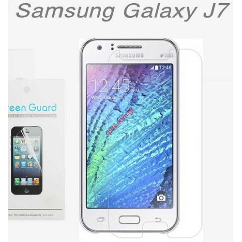 Protective film clear Samsung J700F Galaxy J7 (ASIAN) polycarbon. Protective film clear Samsung J700F Galaxy J7 (ASIAN) polycarbon.