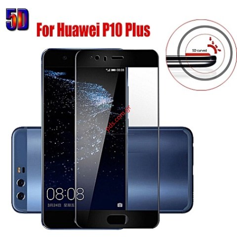 Προστατευτικό Full Glue Huawei P10 Plus 5.5 inch 2.5D Tempered 0,3mm (αντιχαρακτικό εξωτερικό γυαλί προστασίας οθόνης).